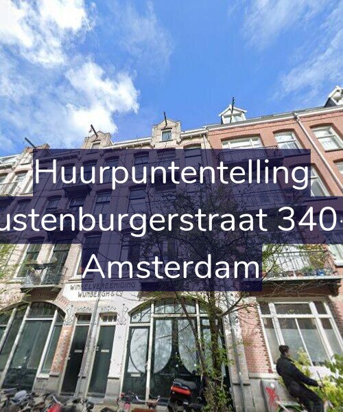 Foto gevel Huurpuntentelling voor Rustenburgerstraat 340-3, Amsterdam