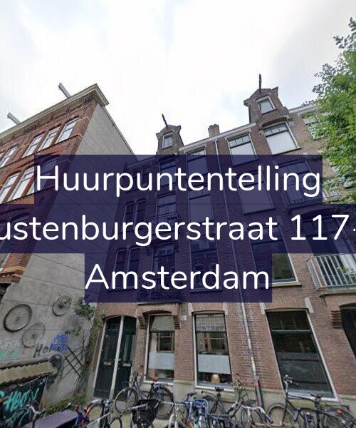 Foto gevel Huurpuntentelling voor Rustenburgerstraat 117-1, Amsterdam