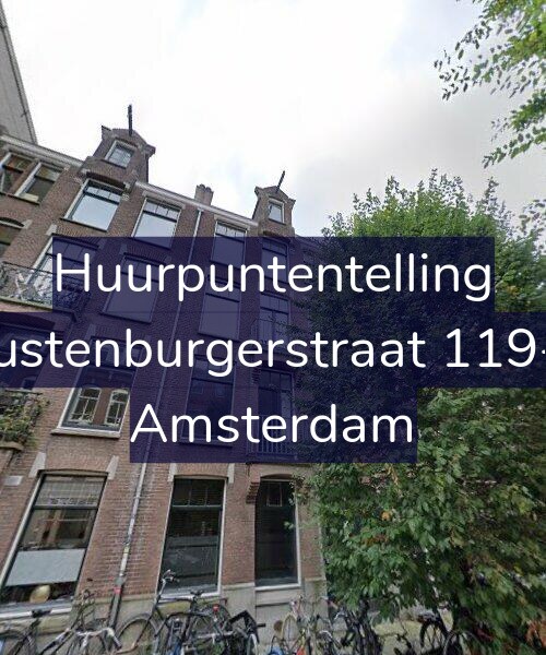 Foto gevel Huurpuntentelling voor Rustenburgerstraat 119-2, Amsterdam