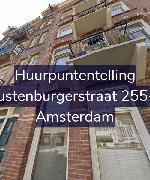 Foto gevel Huurpuntentelling voor Rustenburgerstraat 255-1, Amsterdam