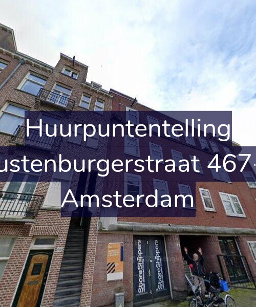Foto gevel Huurpuntentelling voor Rustenburgerstraat 467-3, Amsterdam