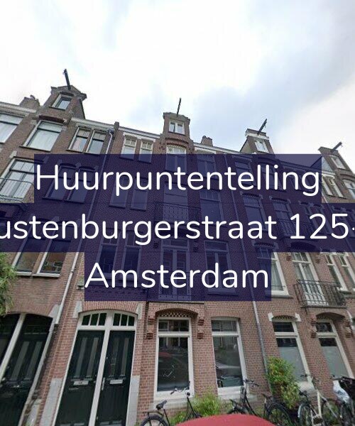 Foto gevel Huurpuntentelling voor Rustenburgerstraat 125-3, Amsterdam