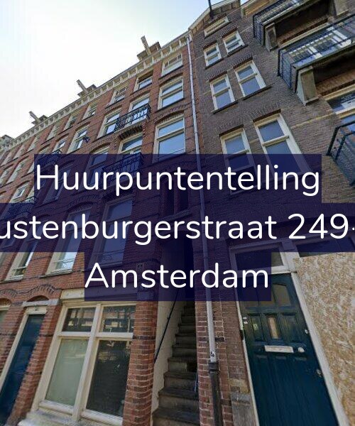 Foto gevel Huurpuntentelling voor Rustenburgerstraat 249-2, Amsterdam