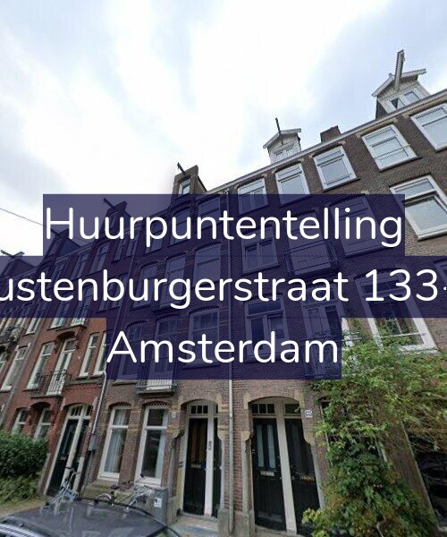 Foto gevel Huurpuntentelling voor Rustenburgerstraat 133-1, Amsterdam