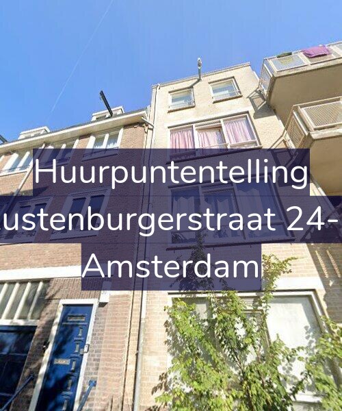 Foto gevel Huurpuntentelling voor Rustenburgerstraat 24-B, Amsterdam