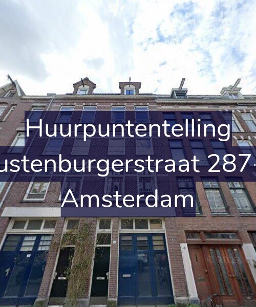 Foto gevel Huurpuntentelling voor Rustenburgerstraat 287-2, Amsterdam