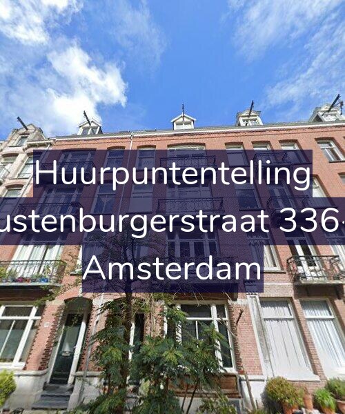 Foto gevel Huurpuntentelling voor Rustenburgerstraat 336-1, Amsterdam