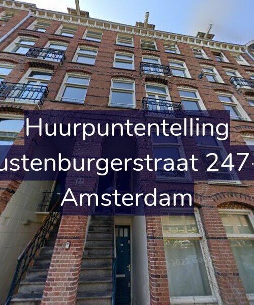 Foto gevel Huurpuntentelling voor Rustenburgerstraat 247-2, Amsterdam