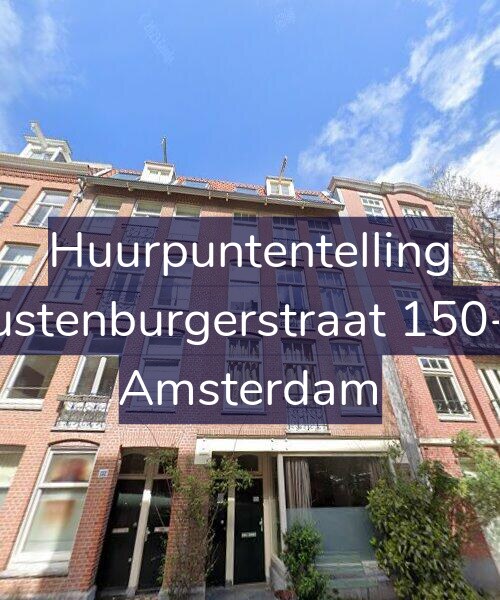 Foto gevel Huurpuntentelling voor Rustenburgerstraat 150-H, Amsterdam