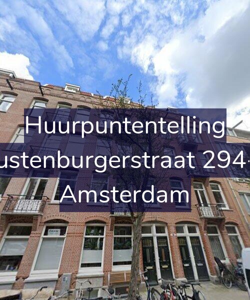 Foto gevel Huurpuntentelling voor Rustenburgerstraat 294-3, Amsterdam