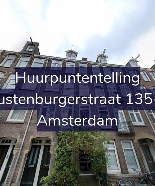 Foto gevel Huurpuntentelling voor Rustenburgerstraat 135-1, Amsterdam