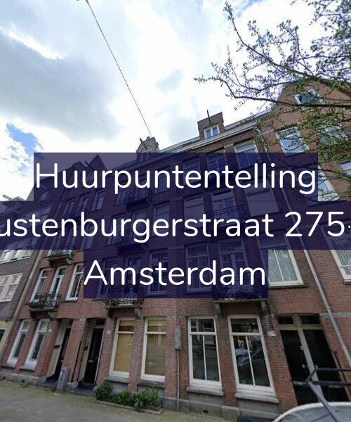 Foto gevel Huurpuntentelling voor Rustenburgerstraat 275-3, Amsterdam