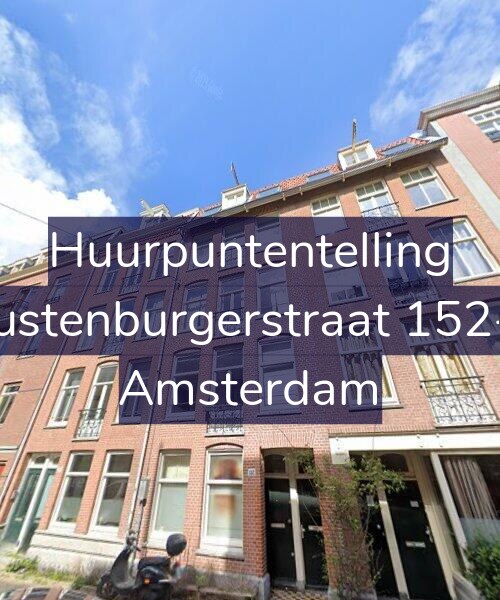 Foto gevel Huurpuntentelling voor Rustenburgerstraat 152-1, Amsterdam