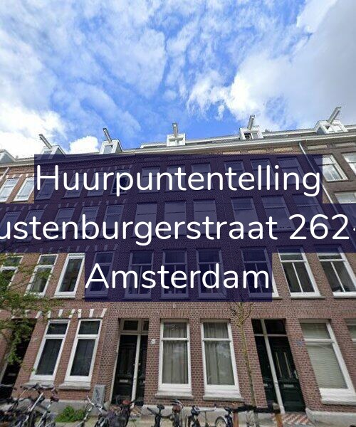 Foto gevel Huurpuntentelling voor Rustenburgerstraat 262-3, Amsterdam