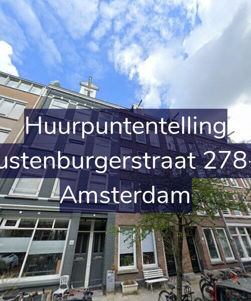 Foto gevel Huurpuntentelling voor Rustenburgerstraat 278-3, Amsterdam