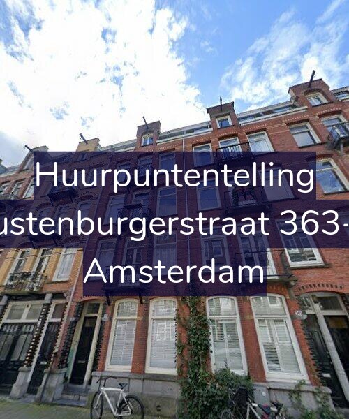 Foto gevel Huurpuntentelling voor Rustenburgerstraat 363-H, Amsterdam