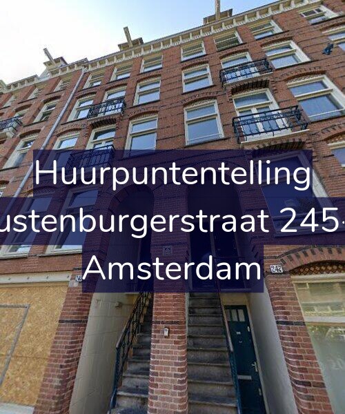 Foto gevel Huurpuntentelling voor Rustenburgerstraat 245-1, Amsterdam