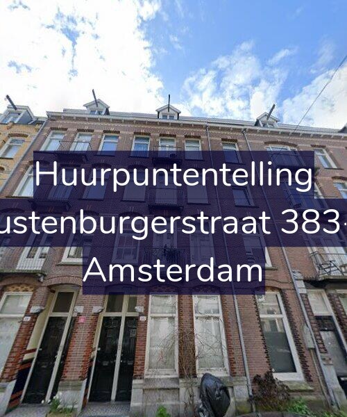 Foto gevel Huurpuntentelling voor Rustenburgerstraat 383-1, Amsterdam