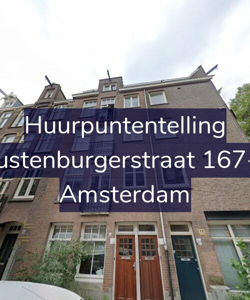 Foto gevel Huurpuntentelling voor Rustenburgerstraat 167-1, Amsterdam