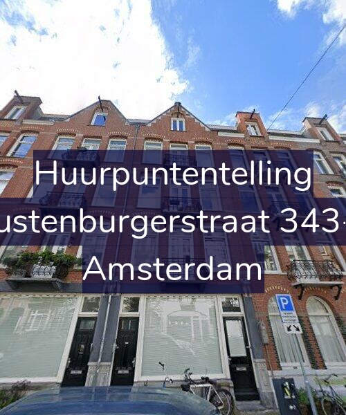 Foto gevel Huurpuntentelling voor Rustenburgerstraat 343-3, Amsterdam