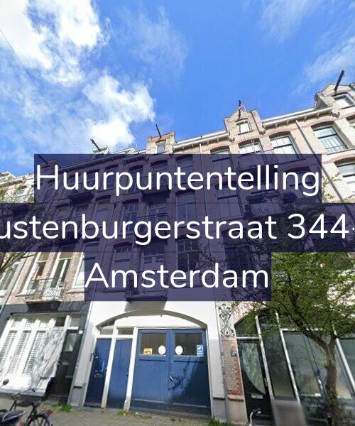 Foto gevel Huurpuntentelling voor Rustenburgerstraat 344-4, Amsterdam