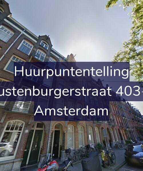 Foto gevel Huurpuntentelling voor Rustenburgerstraat 403-2, Amsterdam