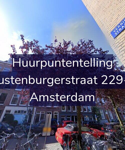 Foto gevel Huurpuntentelling voor Rustenburgerstraat 229-1, Amsterdam