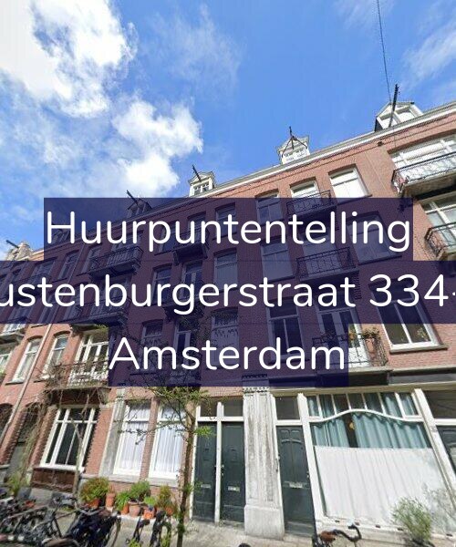 Foto gevel Huurpuntentelling voor Rustenburgerstraat 334-1, Amsterdam