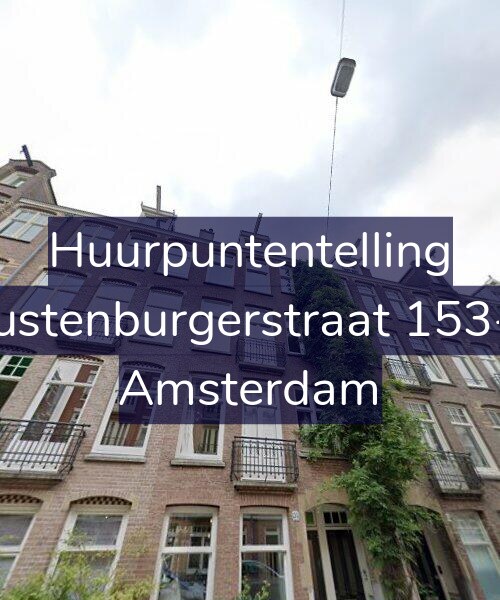 Foto gevel Huurpuntentelling voor Rustenburgerstraat 153-3, Amsterdam