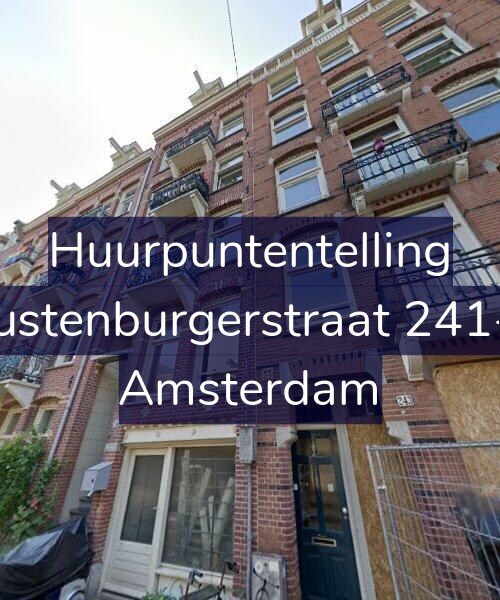 Foto gevel Huurpuntentelling voor Rustenburgerstraat 241-2, Amsterdam