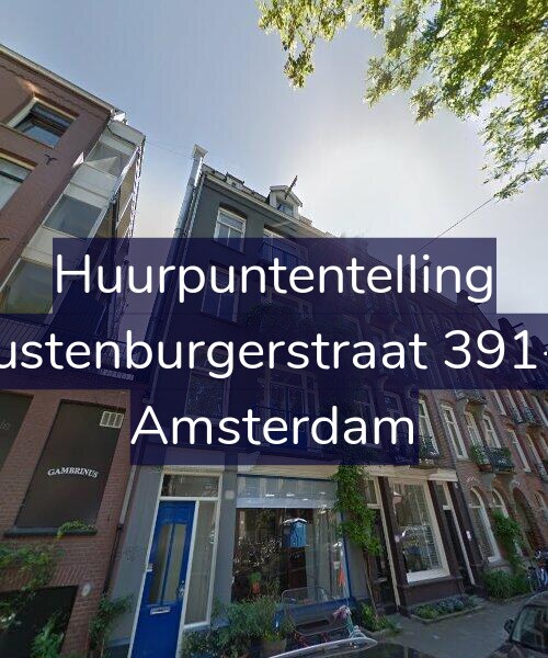 Foto gevel Huurpuntentelling voor Rustenburgerstraat 391-3, Amsterdam