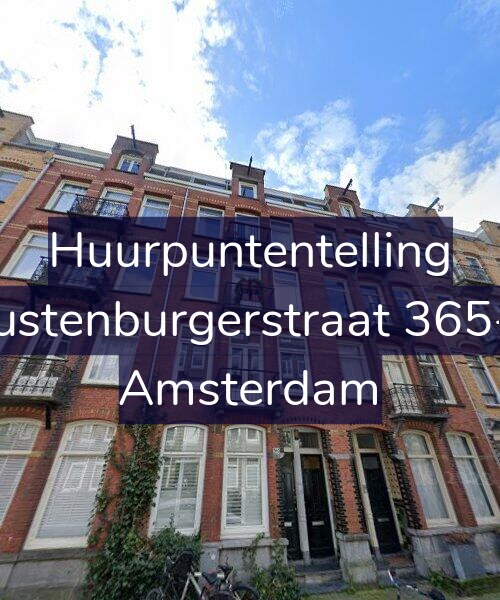 Foto gevel Huurpuntentelling voor Rustenburgerstraat 365-3, Amsterdam