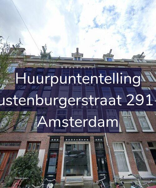 Foto gevel Huurpuntentelling voor Rustenburgerstraat 291-2, Amsterdam