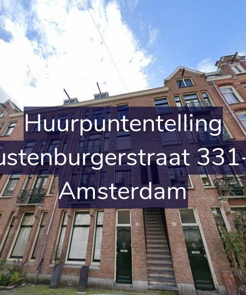 Foto gevel Huurpuntentelling voor Rustenburgerstraat 331-H, Amsterdam