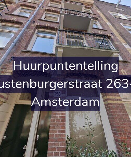 Foto gevel Huurpuntentelling voor Rustenburgerstraat 263-2, Amsterdam