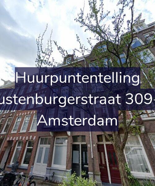 Foto gevel Huurpuntentelling voor Rustenburgerstraat 309-1, Amsterdam