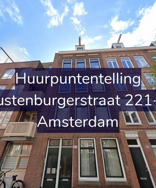 Foto gevel Huurpuntentelling voor Rustenburgerstraat 221-H, Amsterdam