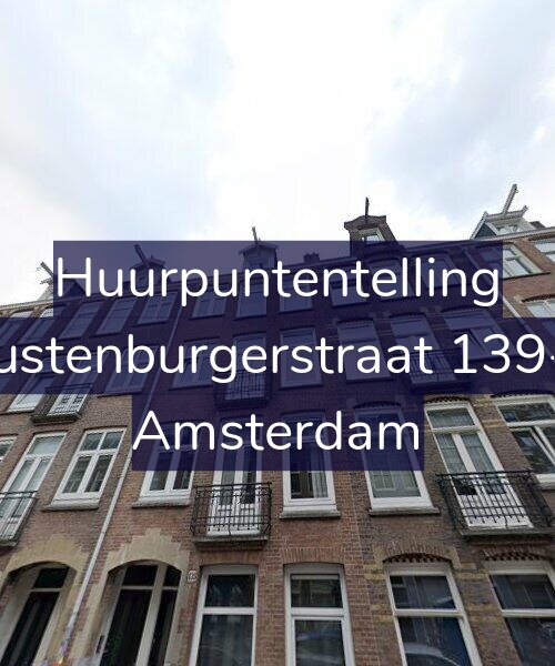 Foto gevel Huurpuntentelling voor Rustenburgerstraat 139-3, Amsterdam