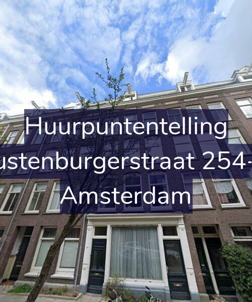 Foto gevel Huurpuntentelling voor Rustenburgerstraat 254-H, Amsterdam