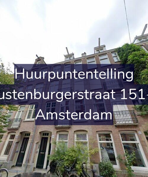 Foto gevel Huurpuntentelling voor Rustenburgerstraat 151-1, Amsterdam