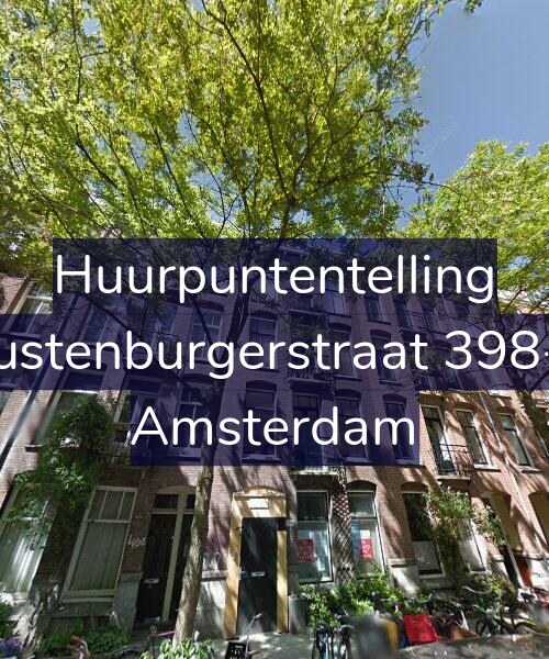 Foto gevel Huurpuntentelling voor Rustenburgerstraat 398-3, Amsterdam
