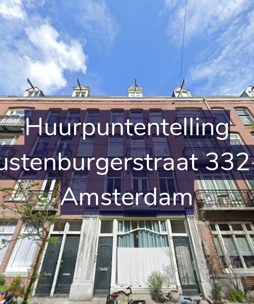 Foto gevel Huurpuntentelling voor Rustenburgerstraat 332-1, Amsterdam