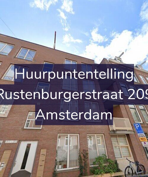 Foto gevel Huurpuntentelling voor Rustenburgerstraat 209, Amsterdam
