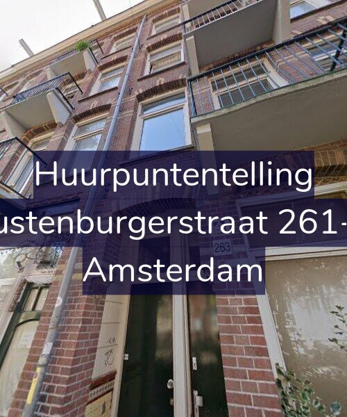 Foto gevel Huurpuntentelling voor Rustenburgerstraat 261-H, Amsterdam
