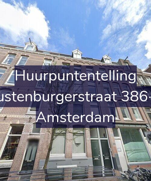 Foto gevel Huurpuntentelling voor Rustenburgerstraat 386-D, Amsterdam