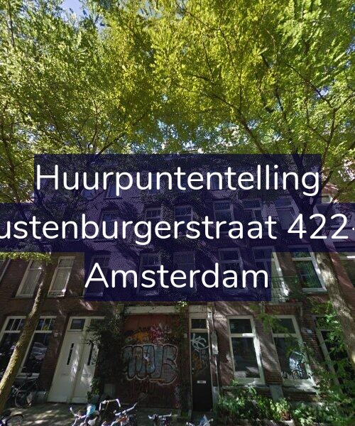 Foto gevel Huurpuntentelling voor Rustenburgerstraat 422-2, Amsterdam