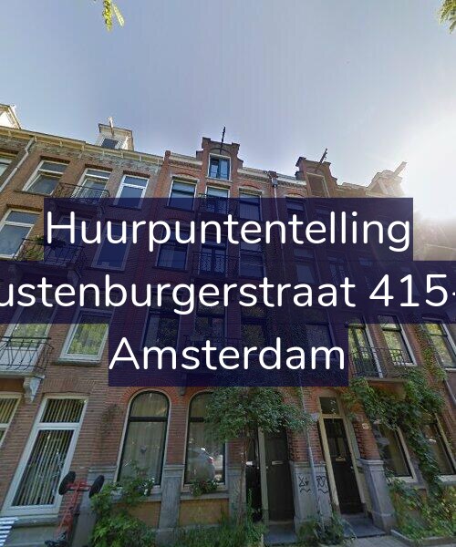 Foto gevel Huurpuntentelling voor Rustenburgerstraat 415-2, Amsterdam