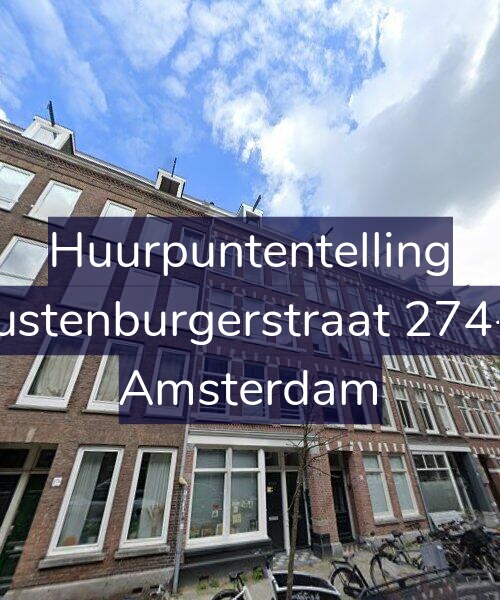 Foto gevel Huurpuntentelling voor Rustenburgerstraat 274-2, Amsterdam