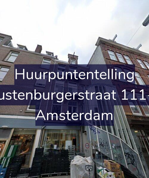 Foto gevel Huurpuntentelling voor Rustenburgerstraat 111-1, Amsterdam