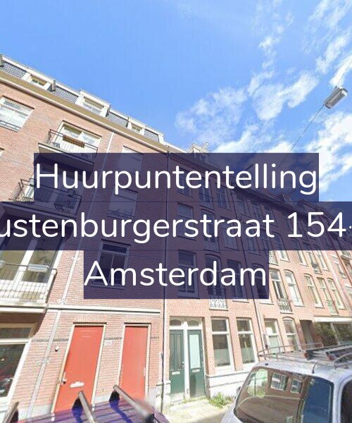 Foto gevel Huurpuntentelling voor Rustenburgerstraat 154-1, Amsterdam